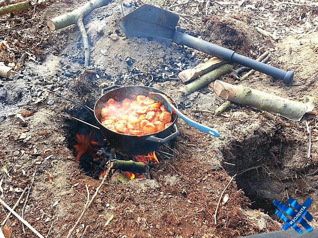 Разведение костра зимой