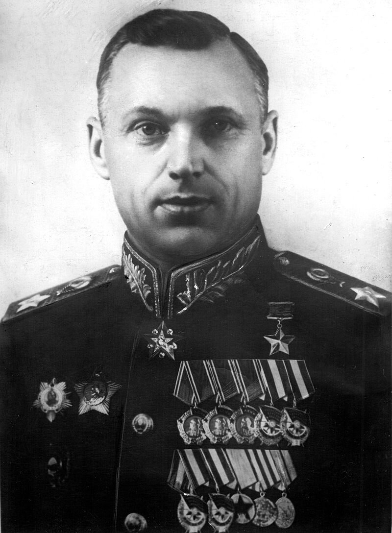 К. К. Рокоссовский, фотография 1945 года.