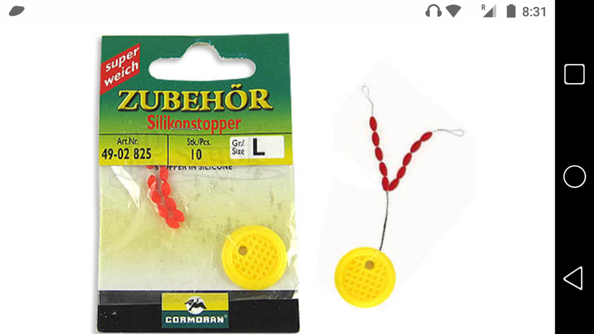 фото Силиконовый стопор для поплавка + как крепить на леску