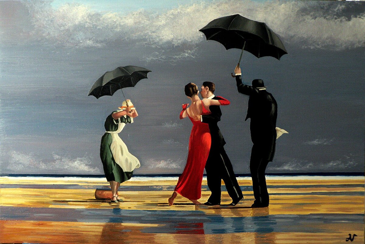 Jack Vettriano The Singing Butler       Джек Ветриано- Поющий дворецкий
