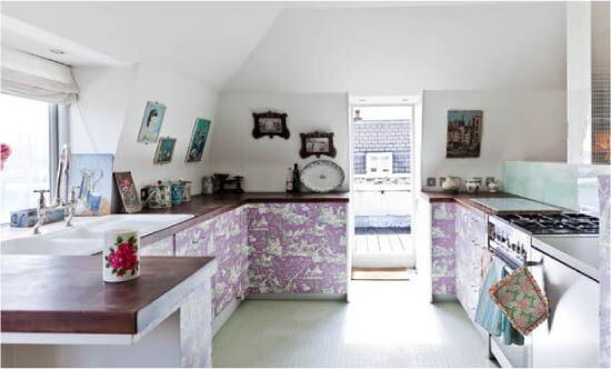 Оформление нижних фасадов кухни.