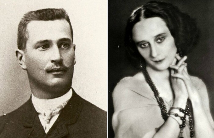 Виктор и Анна в молодости