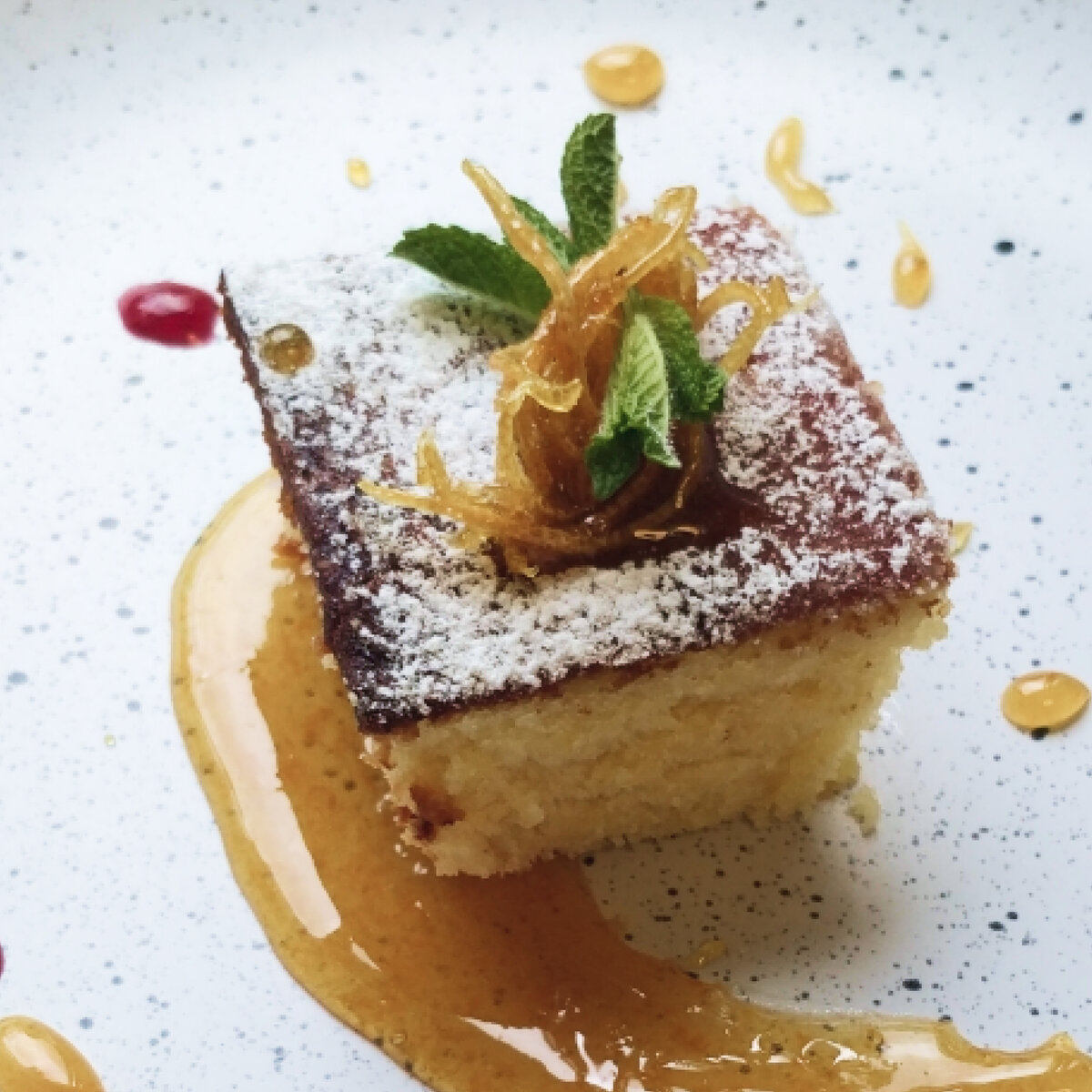 Лимонный брауни