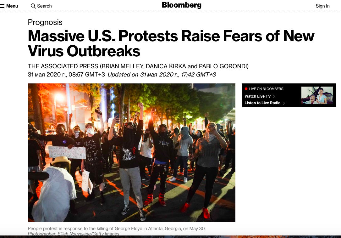 Violent protests over the death of George Floyd by police have shaken the country from Minneapolis to New York, from Atlanta to Los Angeles. 