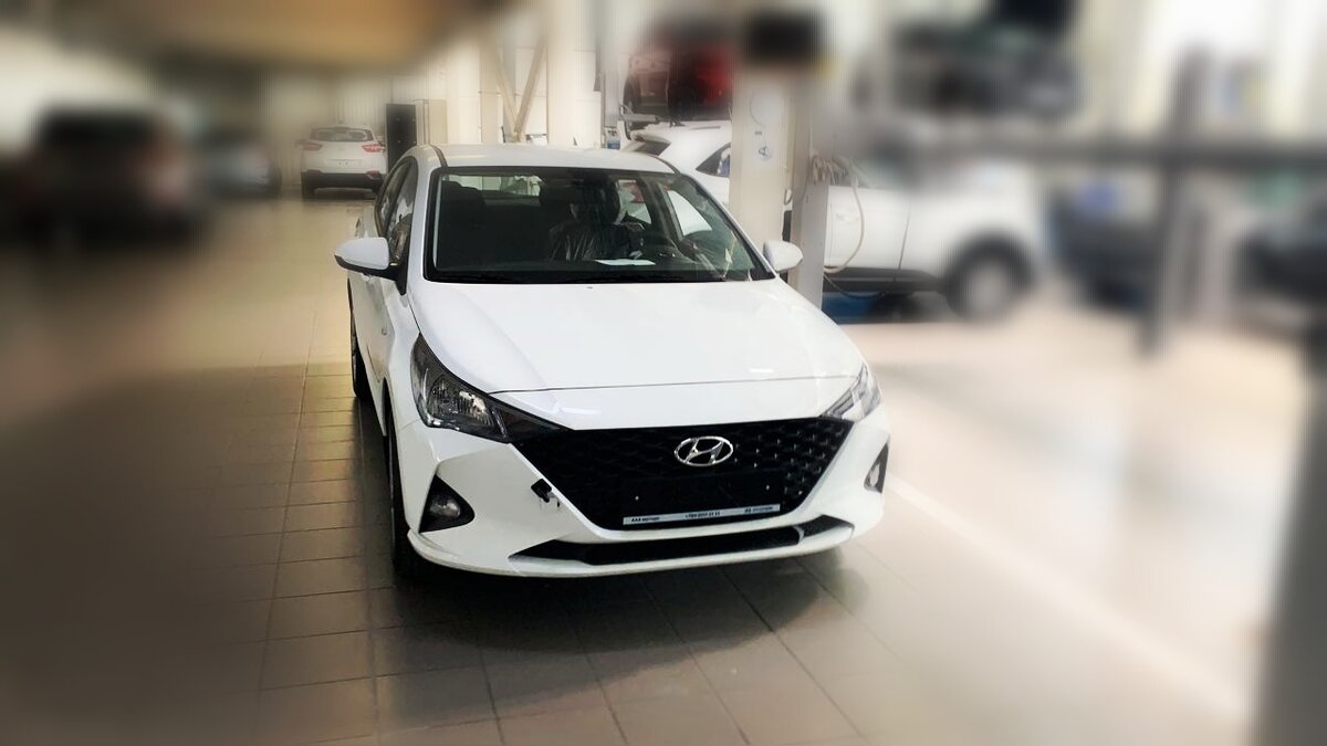 Hyundai Solaris в минимальной комплектации 