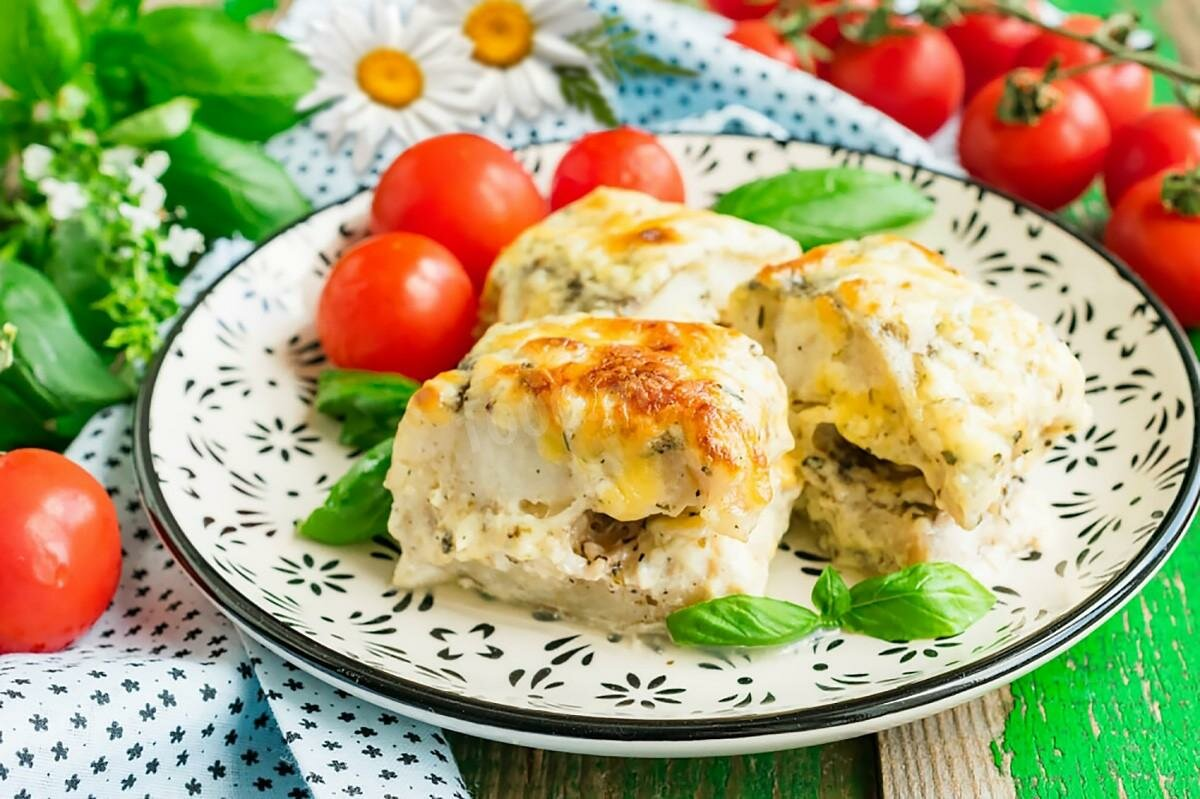 Минтай с рисом в духовке самый вкусный рецепт с фото