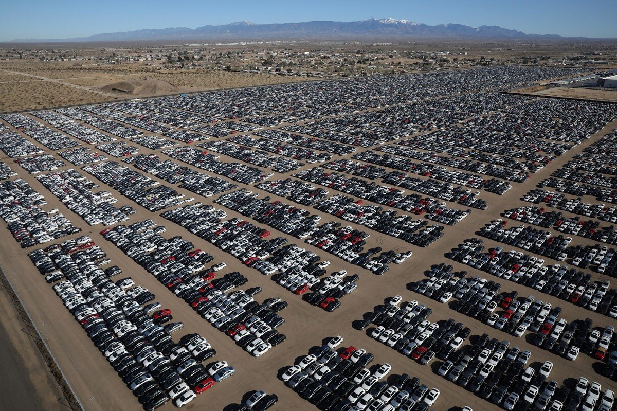 "Дизельное кладбище" - Мохава, Калифорния