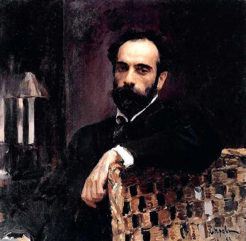 Портрет Левитана работы Валентина Серова, 1893