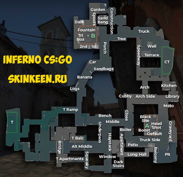 Карта inferno cs go