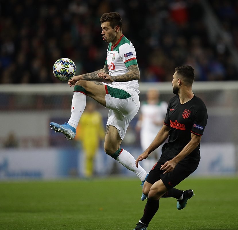 Локомотив 0:2 Атлетико (1 октября 2019 года)