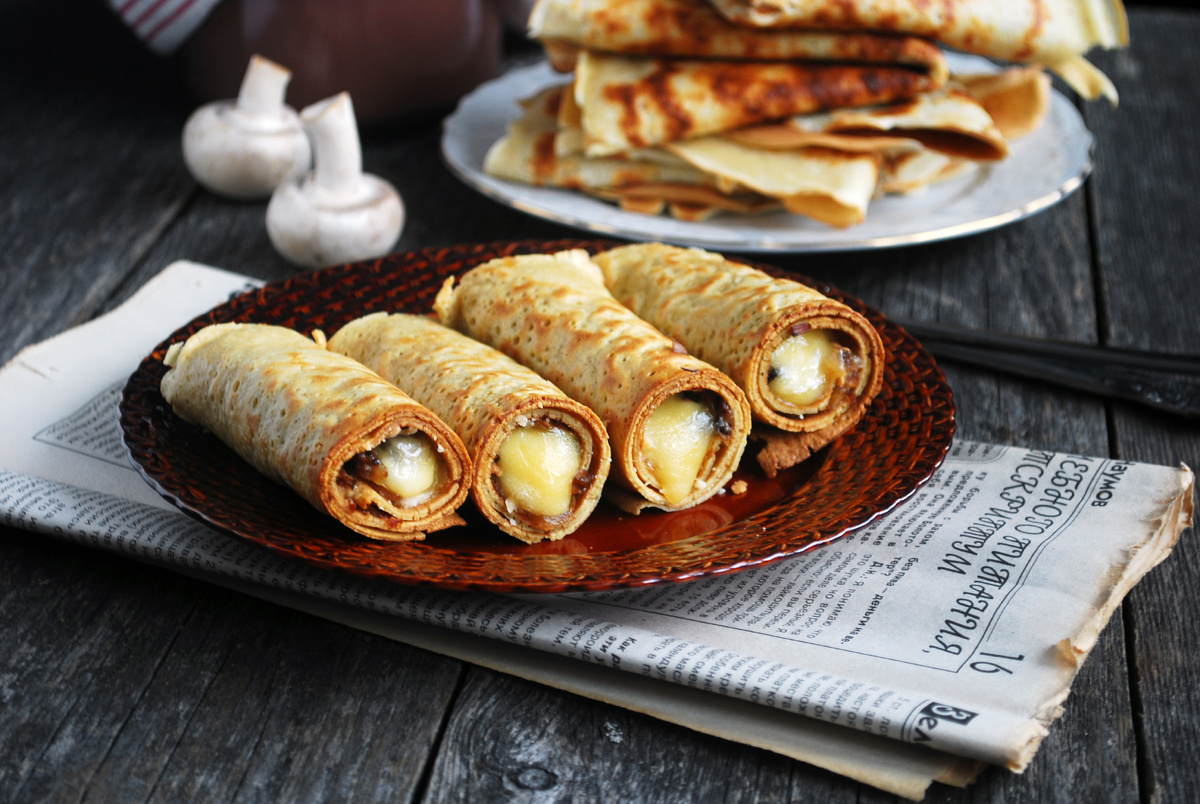 Блины с сыром