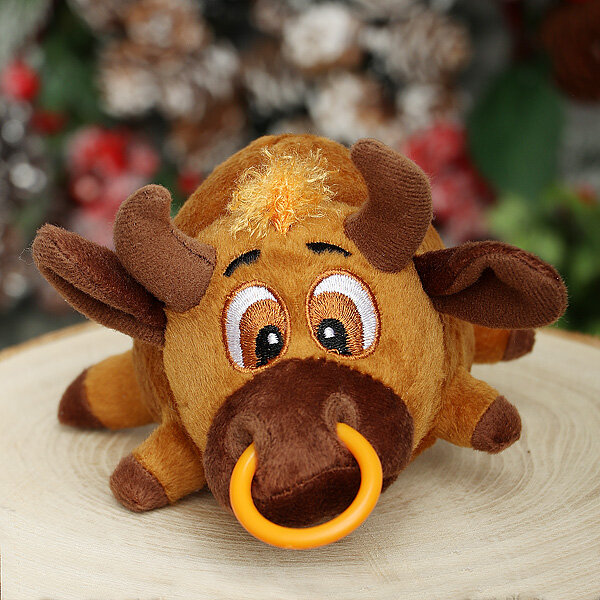 Игрушка интерактивная Мячик бычок символ года 2021 бык