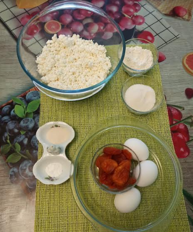 Продукты для творожной запеканки