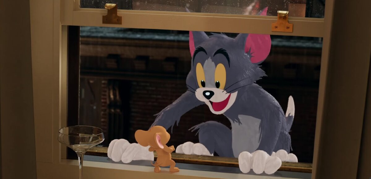 кадр из трейлера мультфильма "Том и Джерри"