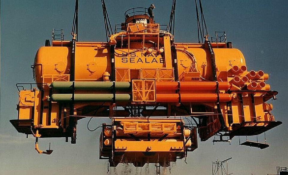 SEALAB III в воздухе