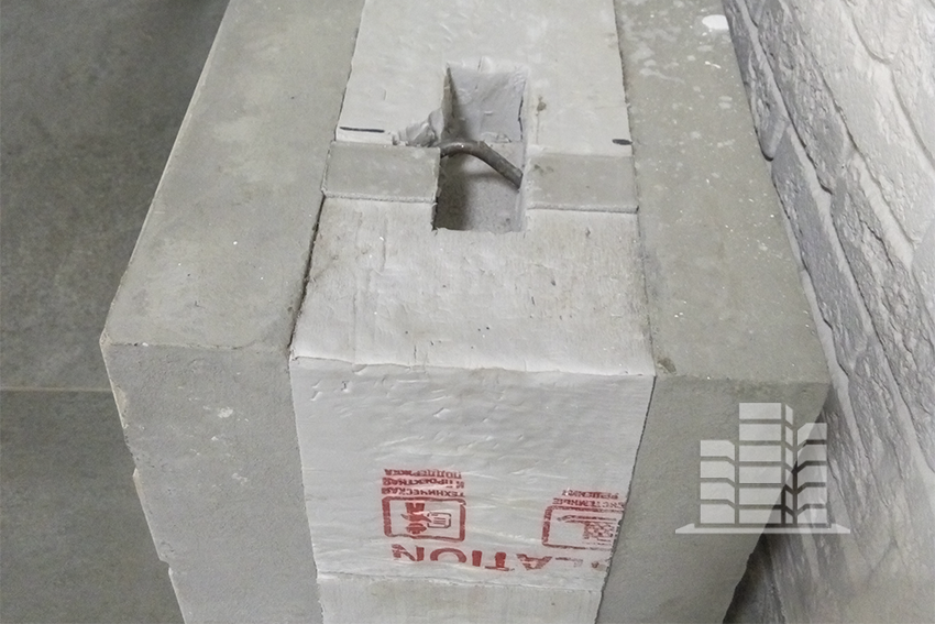 Срез современной монолитно-панельной стены