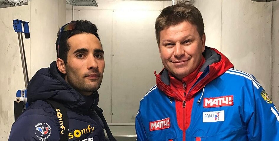 Мартен Фуркад и Дмитрий Губерниев