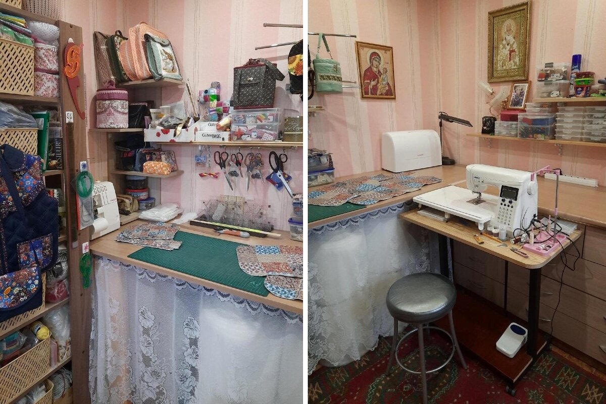 Гляньте, какие туески и чемоданчики для рукоделия шьёт эта мастерица 🙂 ...