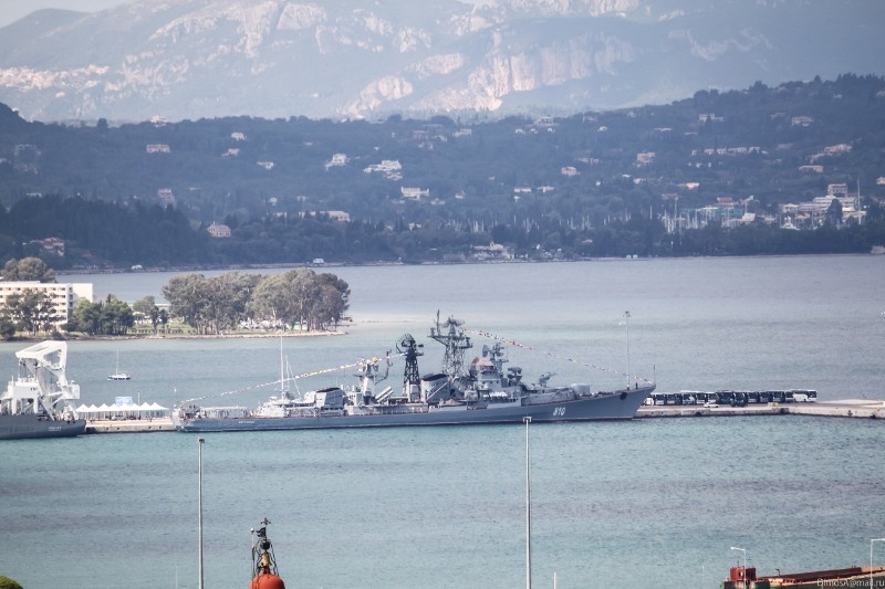 Сметливый на острове Корфу, город Керкира.