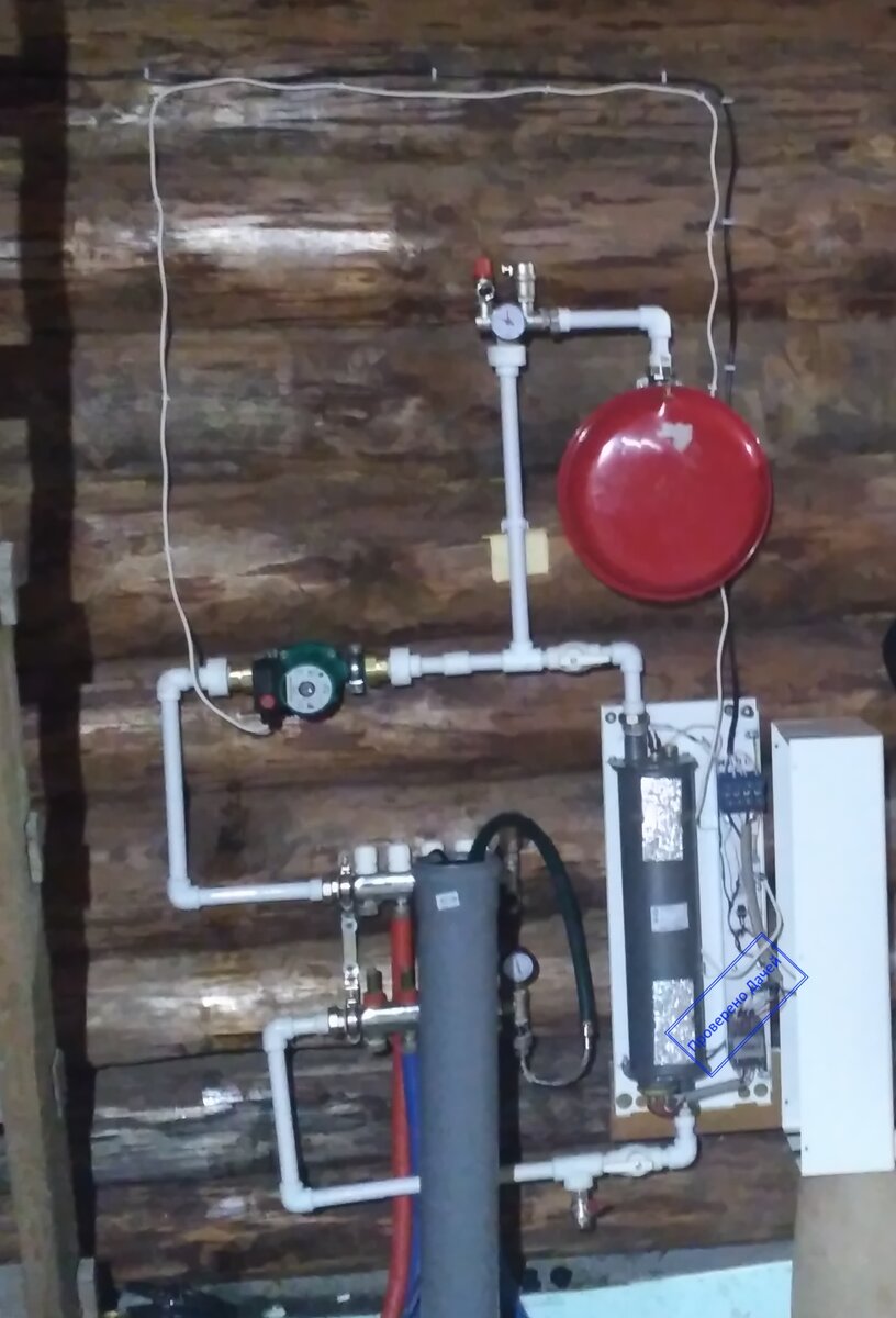 Подключил трубы и запустил... Котел нагрелся за пару минут и выключился!