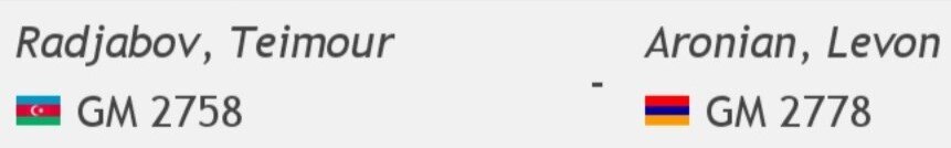 рейтинг 2-х гроссмейстеров