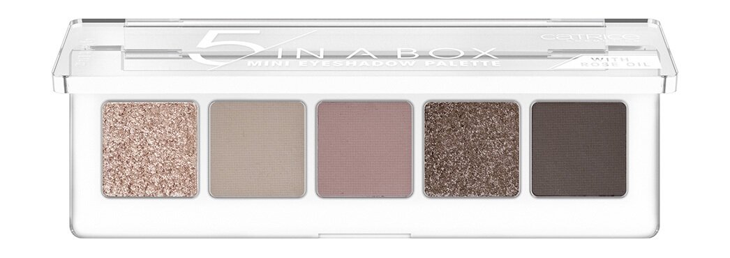 Catrice 5 In A Box Mini Eyeshadow Palette, оттенок 020 Soft Rose Look, 415 руб