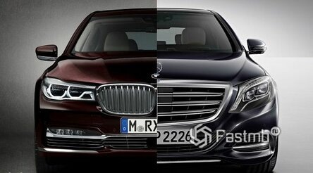 
Характер – вот что является главным отличием этих машин. Для Mercedes комфорт превыше всего, а также спокойствие и плавность. Этот автомобиль, несмотря на немалую, ничем не уступающую BMW мощь, располагает к приятному путешествию, неторопливому и размеренному. Можно расслабиться, позволяя машине мягко лететь по трассе, наслаждаясь каждой секундой, проведенной в пути.
BMW позиционируется как «удовольствие за рулем», в машине все создано для максимальной комфортности и получения удовольствия от поездки. Адреналин, драйв, агрессия – это тоже стиль вождения, и автомобиль словно чувствует в себе потребность усиливать газ, ускоряясь все быстрее. Двигатель крайне сложный, требовательный к качественному обслуживанию и в случае ремонта затратный, но, к счастью, работает он долговечно и надежно, ситуация с поломкой выглядит как гипотетическая версия.

Подвеска Mercedes считается неубиваемой, однозначно превосходя по качеству BMW. Связано это с тем, что вся нагрузка достается опорной балке, а не кузову.

Технические характеристики обеих машин в целом сходны. Небольшое отличие Mercedes заключается в непревзойденном качестве отделки салона и потрясающей слаженности всех «органов управления» машиной.

Автомобиль чутко, быстро откликается на телодвижения водителя. Достаточно легкого прикосновения, чтобы получить мгновенный отклик от руля, педали газа и тормоза, коробки-автомата. Внутри салона комфортно и очень тихо благодаря фантастической звукоизоляции.

Высокие технологии BMW изначально настраивают ее обладателя на динамичность, предлагая выбор «проспортивных» настроек, таких как стремительный бросок от касания к педали газа и крайняя чувствительность к малейшему нажатию на тормоз, быстрота переключения передач, прекрасная управляемость.

Учитывая, что детали двигателя, производимые на заводах компании BMW, используются в авиастроении, инженеры используют часть своих разработок и для улучшения автомобилей. Благодаря этому коэффициент полезного действия двигателя доведен до максимума.

Подвеска BMW спорна. Задняя функционирует без нареканий, а вот передняя в условиях плохих российских дорог страдает довольно часто. Ухабы разбивают подшипники, продавливая чашки. Поэтому став обладателем BMW, лучше не увлекаться тестированием скорости машины на дорогах с изъянами.

Выбор между пятой серией BMW и Mercedes Е63 условен. Стендовый тест демонстрирует превышение «жизненных» показателей, достигнутым в реальности, заявленным в мануале.

Стандартный BMW выдает 675 л.с. вместо 600, а Mercedes — 686 вместо 612 л.с. Одновременный многократный заезд на полмили показывает, что BMW опережает Mercedes буквально на половину крыла. Тормозная система позволяет Mercedes остановиться на пару метров быстрее (учитывая полное торможение со скорости в 200 км/ч).

Говорят, немецкое – значит надежное. Но это смотря с чем сравнивать… По результатам многочисленных краш-тестов Mercedes E-класса признан безусловным победителем в области безопасности. Самыми надежными в сегментах седана и кроссовера в 2014 году эксперты называли Mercedes E-класса и Mercedes-Benz GLK, при этом модель Mercedes-Benz CLA 250 добилась совершенно противоположного результата, заняв высшее место в рейтинге ненадежных седанов класса люкс.
И BMW, и Mercedes являются эталоном надежности и качества. Оба концерна строго следят за качеством сходящей с конвейера продукции, но все же Мерседес пусть на считанные доли, но опережает своего извечного соперника. Казалось бы, пустяк, но эти машины часто используются как такси, что не может не свидетельствовать в пользу ее прочности и беспроблемности. К тому же, концерн Mercedes создал много новшеств в сфере автомобилестроения, постоянно совершенствуя систему безопасности и удерживая позицию лидера по изобретениям в автомобильной сфере.

Например, высокотехнологичные удерживающие ремни, сделанные из материалов повышенной прочности, нисколько не мешают и не ограничивают зону комфорта; никакие природно-погодные явления от гололеда до тропического ливня не способны помешать плавному и ровному ходу машины.

При этом если рассматривать автомобиль BMW в версии X5, то недаром он в свое время вызвал настоящий фурор среди поклонников. Безопасность и удобство были в нем продуманы до мелочей. Система ABS, датчики дождя, теплые зеркала и подогрев удобных сидений в самой простой комплектации делали нахождение в салоне автомобиля максимально комфортным и безопасным.

Сделать выбор по критерию надежности между Mercedes и BMW нереально. Обе машины проверены временем и заслужили самые высокие оценки на надежности и качеству.

Стоимость покупки и обслуживания


Приобретая автомобиль люксового класса, вряд ли его владельцы задумываются об экономии. Но для сравнения это тоже очень хороший критерий. Ведь машину мало купить, ее надо еще и обслуживать.

Стартовые цены на новенькие машины сопоставимы, хотя BMW пусть ненамного, но дешевле. Это связано с тем, что BMW в последнее время немного снизил цену, стоимость конкурента держится вне зависимости от мировых кризисов и спада продаж на мировом авторынке.

Так, новый Mercedes Е-класса оценивается в зависимости от комплектации и мощности мотора в 45-78 тыс. долларов. BMW пятой серии стоят в районе 43-65 тыс. долларов, шестой – 68-90 тыс., а серии GLE достигают 95 тыс.

Любая машина нуждается в регулярно осмотре и профилактике в автосервисе. Дорогая – вдвойне, ведь обслуживание обеих марок недешево, и чем быстрее найдена проблема, тем меньшими финансовыми вливаниями она решается.
Предписанные для новых машин техосмотры проводятся при пробеге в 20 000 км. Когда машина уже прошла 200 000 км, частота ТО возрастает, заставляя владельцев посещать автомастерскую каждый раз по достижении 5 000 км.Стоимость обслуживания напрямую зависит от возраста автомобиля, его класса и типа двигателя. Плановая смена масла и фильтров обходится в специализированном официальном сервисе в 400 долларов и в 250 – на среднестатистической авторемонтной базе для обеих марок машин. При этом надо помнить, что беспроблемная езда при выборе что BMW, что Mercedes гарантирована до 100 000 км пробега, при использовании высокооктанового бензина (98 или 100). 
Запчасти для BMW обходятся несколько дороже, зато их легче и быстрее приобрести. Но обслуживать топовые автомобили нужно тоже соответственно. В фирменном автосервисе, где стоимость осмотров и ремонта по бюджету сопоставимы между обеими марками, цена установки фаркопа на пятую/шестую BMW обходится в 3 000 долларов, окраска одной детали на Mercedes – от 300 долларов и выше.

Потребление топлива напрямую связан с классом машины, но в целом усредненные данные таковы, что Mercedes А-180 «кушает» 6 литров бензина на сотню километров, а кроссовер Mercedes ПД400, работающий на дизеле, потребляет порядка 8 литров, а на бензине чуть больше 9 литров. В линейке BMW дизельная модель 120d «ест» 6,2 литра, BMW 530i - 11,2, BMW M6 с 373 л.с. потребляет максимальное количество бензина – почти 18 литров.

Интерьер салона


Еще одним критерием для сравнения является внешний вид салона. Внутренняя отделка нового Mercedes Е-класса выглядит намного лучше, чем его внешность. Хотя и то, и другое технологично и современно, элегантно и изысканно.

Перед покупкой автомобиль можно оснастить любым вариантом интерьера, выбрав на сайте все «поштучно». Сочетание живого, теплого дерева вставок и холодного алюминия кнопок, расположенных на главной консоли, оживляют машину.

В пятой серии BMW чересчур много современного пластика, заменившего дерево. Исчезли и двойные стекла, хотя шумоизоляция от этого не пострадала. Немного неудачно расположен сенсорный экран — работать с ним руками стало менее удобно, но зато предлагается управляющая им клавиша idrive и дублирование некоторых функций, осуществляющиеся с руля. Базовая версия утратила обшивку алькантарой.

Внешний имидж 4 из 5


Каждая машина у людей ассоциируется с чем-либо или с кем-либо, причем зачастую виноваты бывают глубоко запрятанные связи.

По мнению автолюбителей, BMW хорошо должна подходить энергичным молодым людям, любителям риска, больших скоростей и экстрима. Люди среднего возраста, помнящие сериал «Бригада», тут же вспоминают про черные плащи из кожи и криминальную славу машины. 
Так усиленно внедряемые на телевидении и в интернете стереотипы формируют имидж автомобиля, хотя технические параметры Mercedes по скоростным качествах и мощности двигателя совершенно не уступают сопернику.

Между тем, обладатели Mercedes представляются влиятельными, степенными, солидными людьми, не знающими о финансовых затруднениях. Возможно, дело в некоей плавности движения машины, ее внешней «добропорядочности» и «значимости», по сравнению с динамичной, спортивной манерой вождения владельцев BMW.

С другой стороны, именно марку Mercedes предпочитают состоявшиеся бизнесмены и чиновники высокого ранга.

Оба автомобиля выглядят дорого и совершенно. При этом BMW немного больше связывается с быстротой и спортивностью стиля, в то время как Mercedes считается «деловой» машиной.
Если перед вами стоит выбор, какой автомобиль предпочесть, то можно по результатам драйв-тестов сравнить, выбирая транспорт под себя, не взирая на стереотипы.

Для этого надо добраться до автосалона и обязательно посидеть за рулем и прокатиться по городу на обеих машинах одного класса. Выбрать можно, например, Mercedes С или E классов и BMW сопоставимых 3 и 5 серий. Тест-драйв почти всегда позволяет понять, какая машина удачнее для конкретного владельца.

Подводя итоги


Все-таки Mercedes – это, в первую очередь, машина, заботящаяся о комфорте пассажиров и водителя, подходящая тем, кто превыше всего ценит во время движения удобство и безопасность.

Продуманный до деталей, автомобиль рассчитан на людей, знающих себе цену и уверенных в себе, не доказывающих ничего миру. Если его немного переделать и подкрасить, добавив агрессивности, из него вполне можно сделать машину для стритрейсинга. Но зачем, если есть специально заточенные под это агрегаты?

BMW все равно будет ассоциироваться с резкой динамикой вождения и тем, кто получает удовольствие от единого, слаженного движения, когда малейшие качания водителя будут находить отклик в управлении машиной.

Если в Mercedes можно спокойно сидеть на заднем сиденье, разговаривать по телефону и пить шампанское, то BMW требует, чтобы автовладелец получал удовольствие от жизни – острое и яркое
