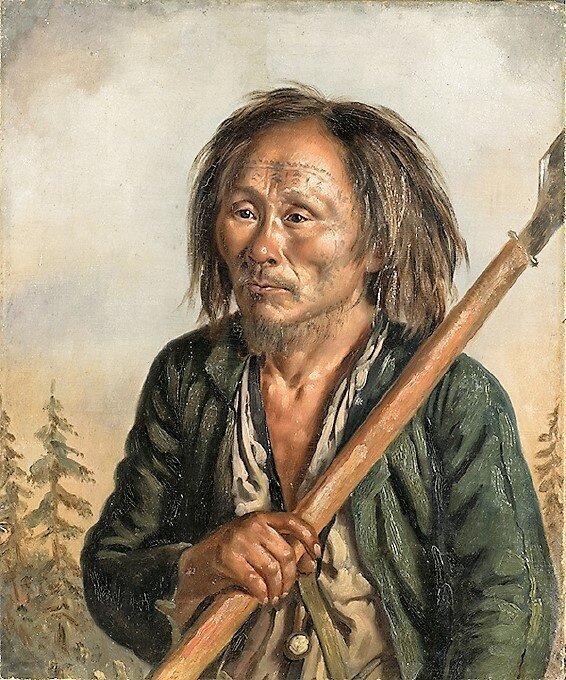 «Портрет тунгуса», 1850, Национальный музей, Стокгольм