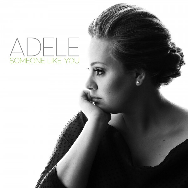 Обложка сингла "Someone Like You"  английской певицы и автора песен Adele
