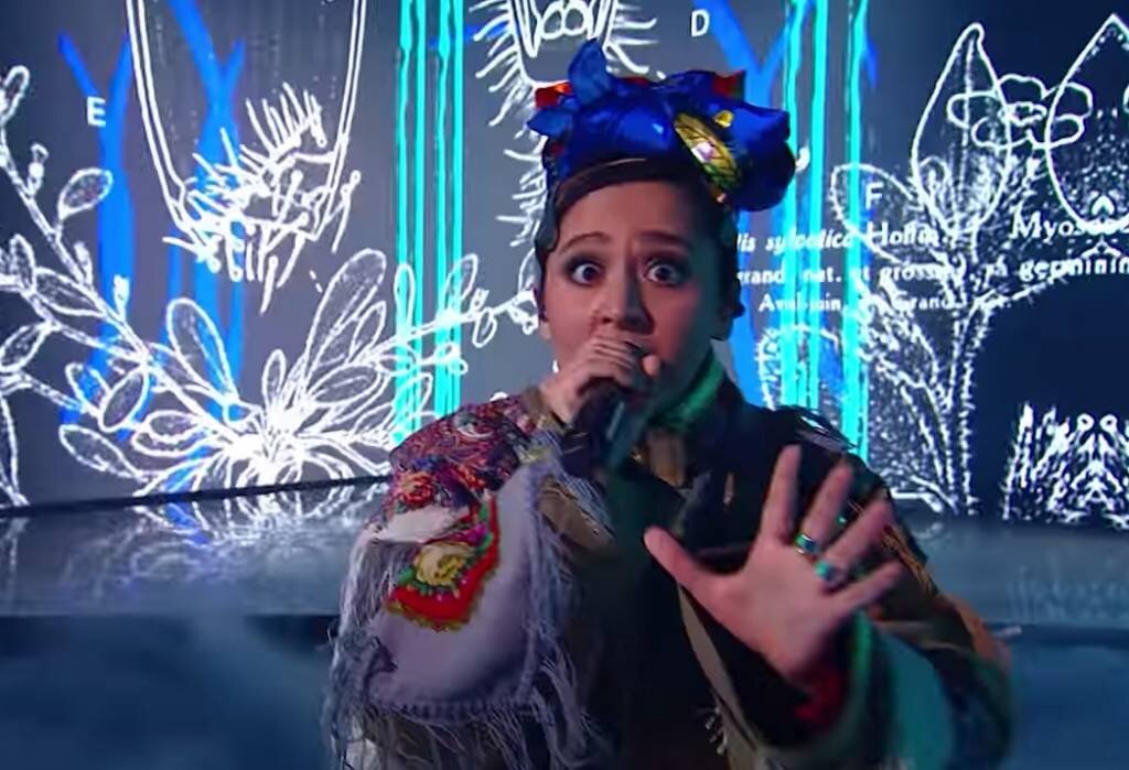 Манижа. скриншот с видео YouTube-канала Eurovision Song Contest