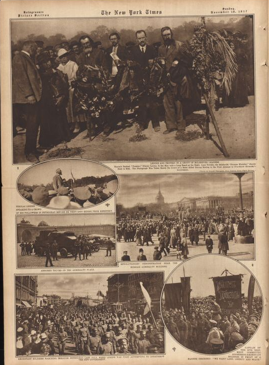 Газета The New York Times от 18 ноября 1917 года.