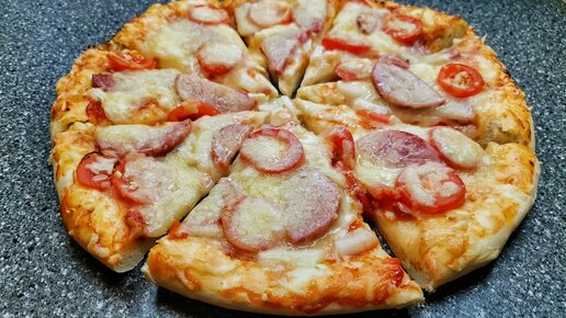 самая вкусная пицца в домашних условиях в духовке пошаговый рецепт | Дзен