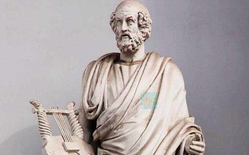 Древнегреческий поэт Гомер.