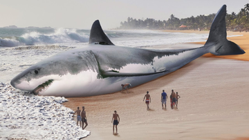 Большая белая акула могла повлиять на вымирание мегалодона