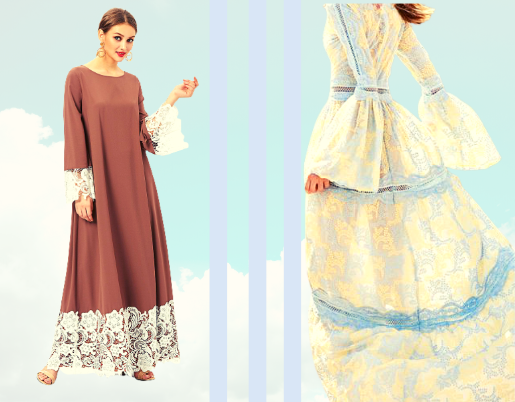 Роскошные кружева на платье. Коллаж автора. Фото www.Pinterest.com