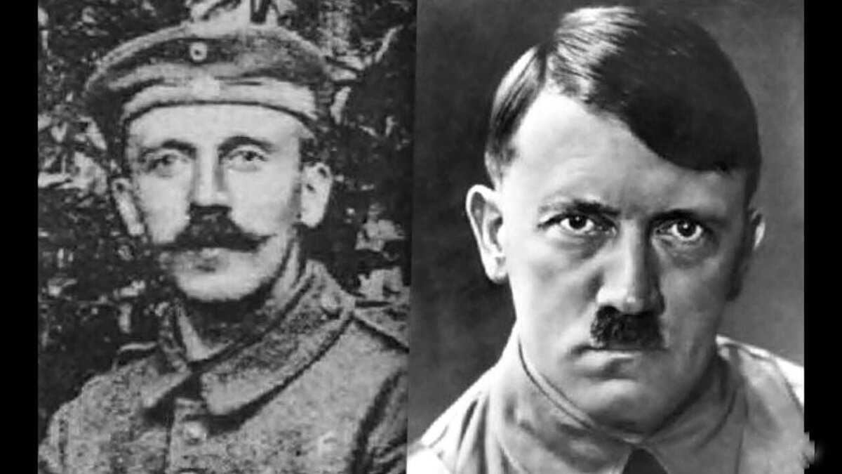 Гитлер на первой мировой войне фото