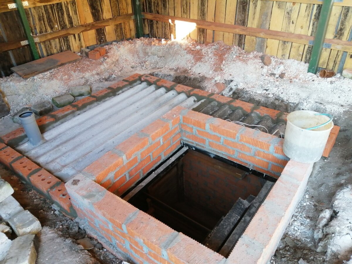 Перекрытие погреба или подвального помещения