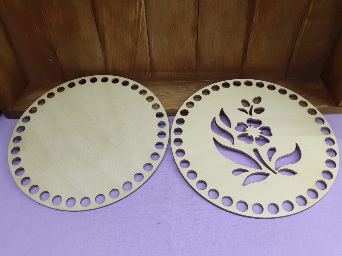 Деревянные донышки  для текстильных шкатулок. Заготовки для творчества