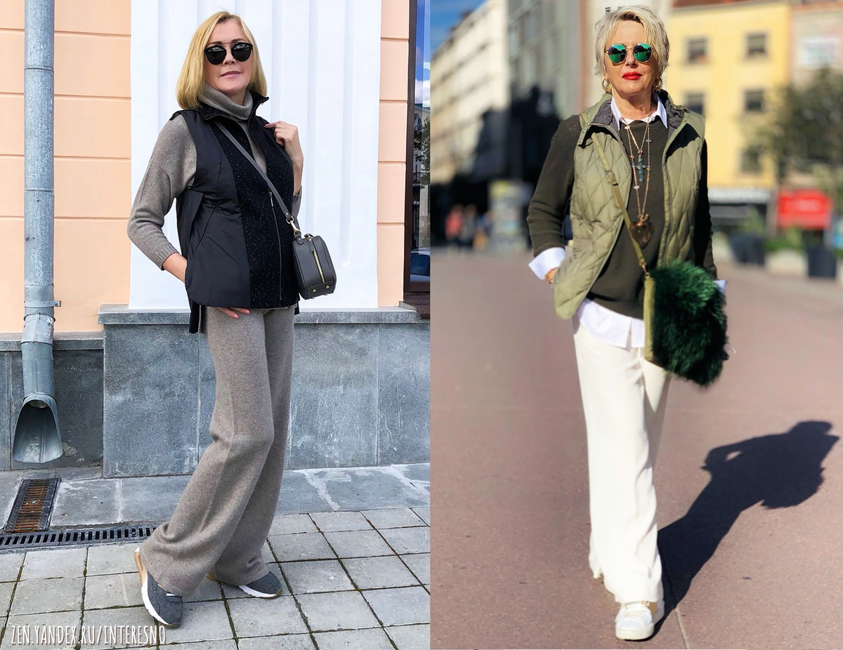 Присмотритесь к необычным фасонам и кроям, а также различным узорам прострочки.