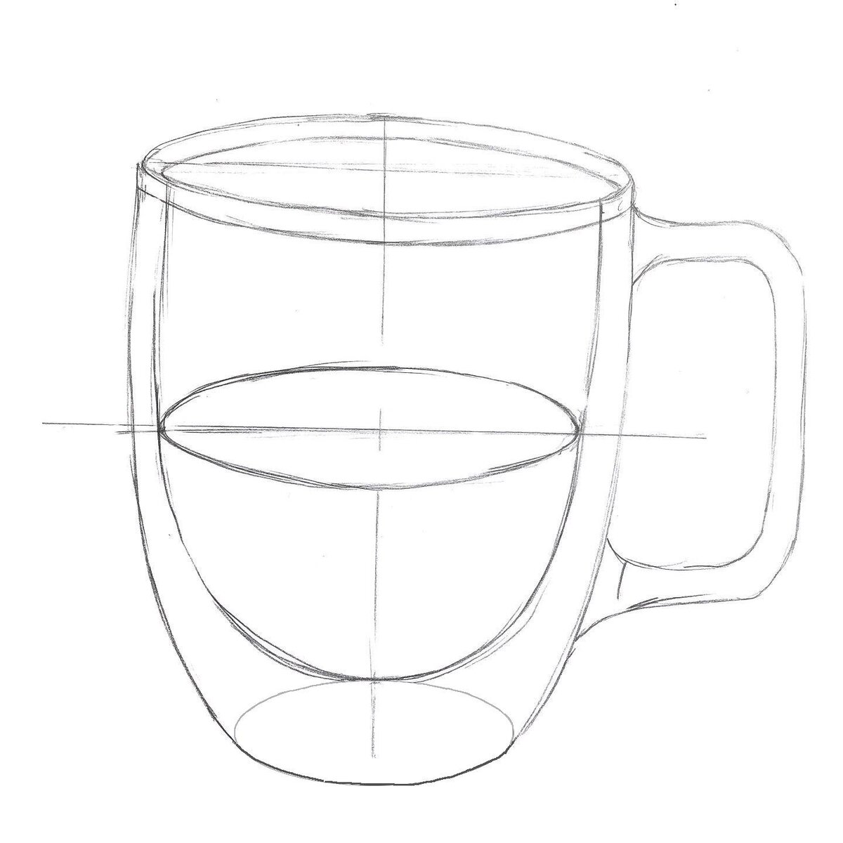 How to Draw a Cute Cup of Coffee Simple. ☕ Как нарисовать стакан чашку кофе просто.