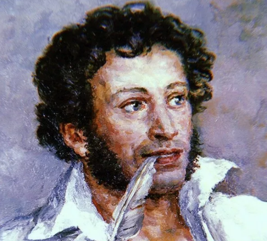 Поскольку картинки находятся рядом, у вас есть возможность сравнить лица Пушкина и его правнучки, что думаете, они похожи?