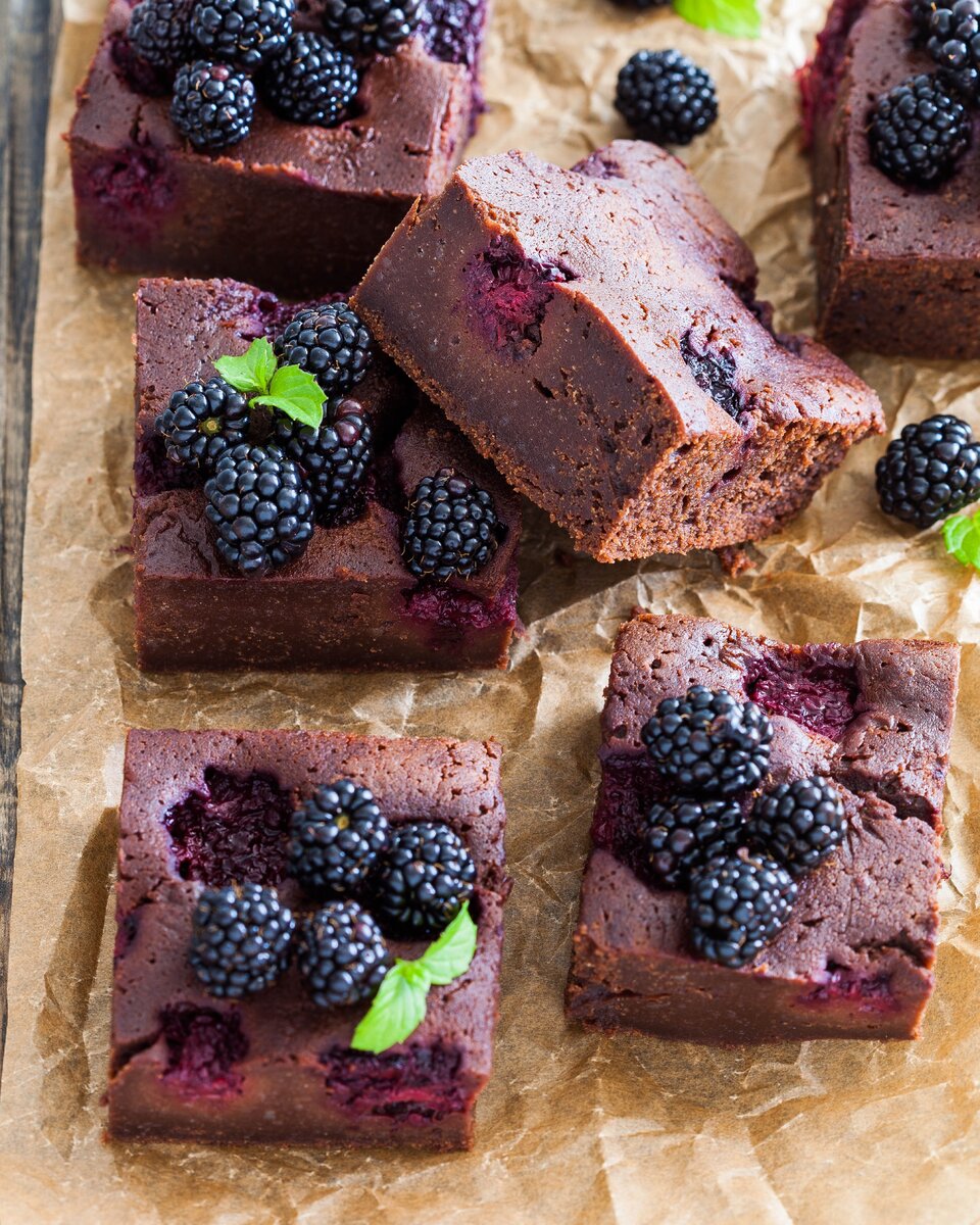 Шоколадный брауни с Гиннессом, фото с сайта www.Dariasaveleva.com