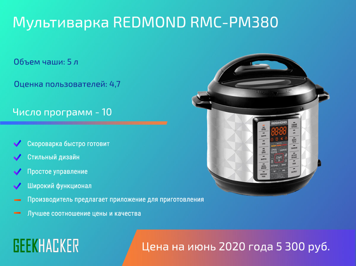 Рейтинг мультиварок скороварок по качеству. Мультиварка редмонд 2020 модель. Мультиварка редмонд RMC pm380. Мультиварка редмонд 2 литра. Мультиварка Garlyn Mr-Duo 15.