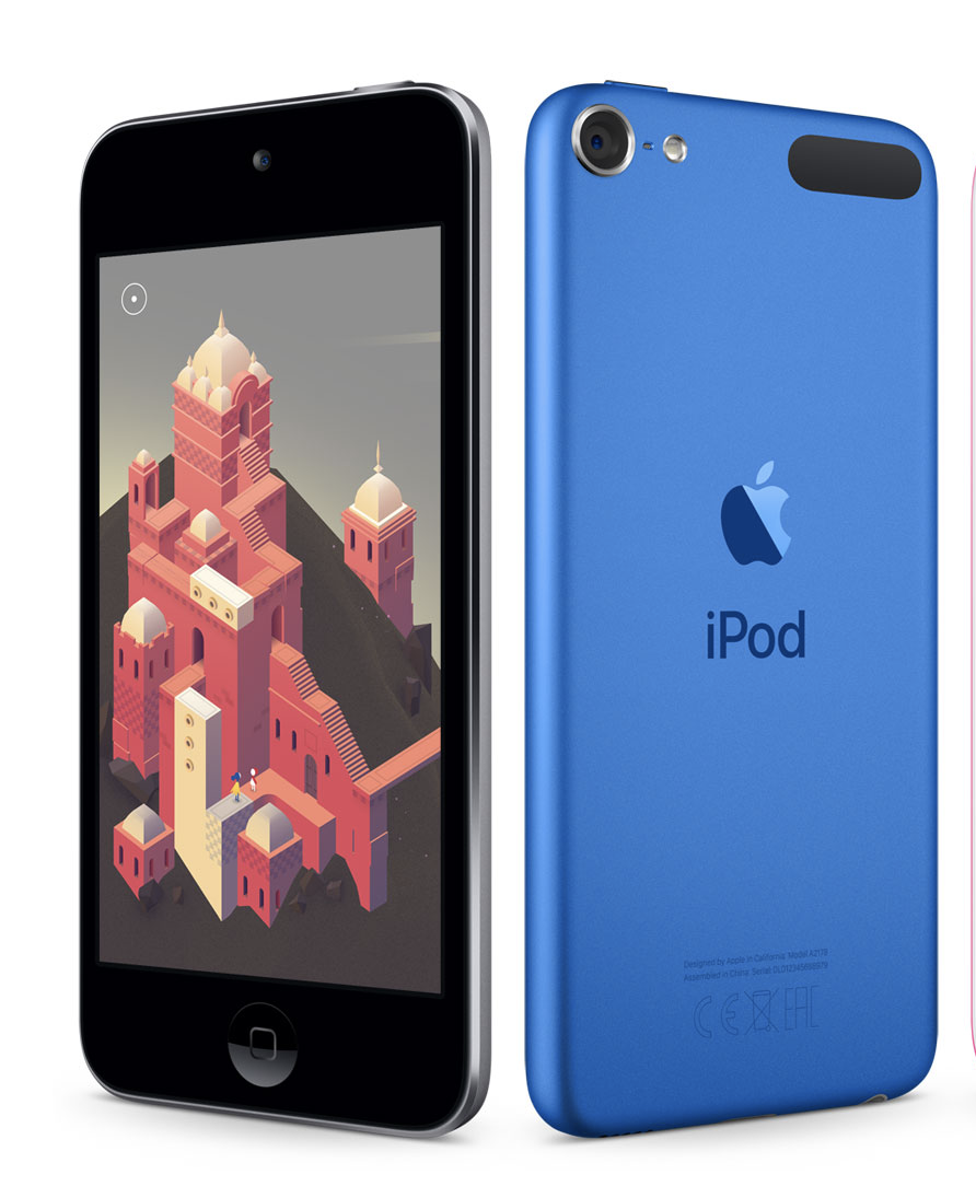 Моя модель плеера Apple. Картинка взята с сайта: apple.com/ru.