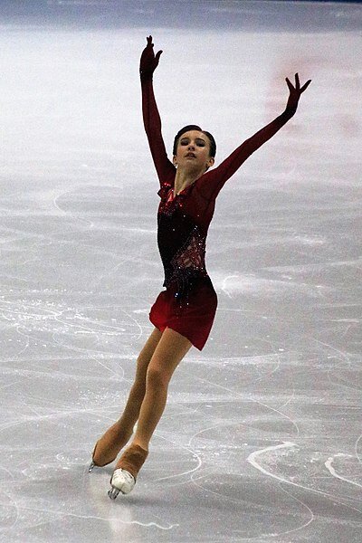 Дарья Усачева в финале ЮГП-2019/20. Фото с сайта Wikimedia.org