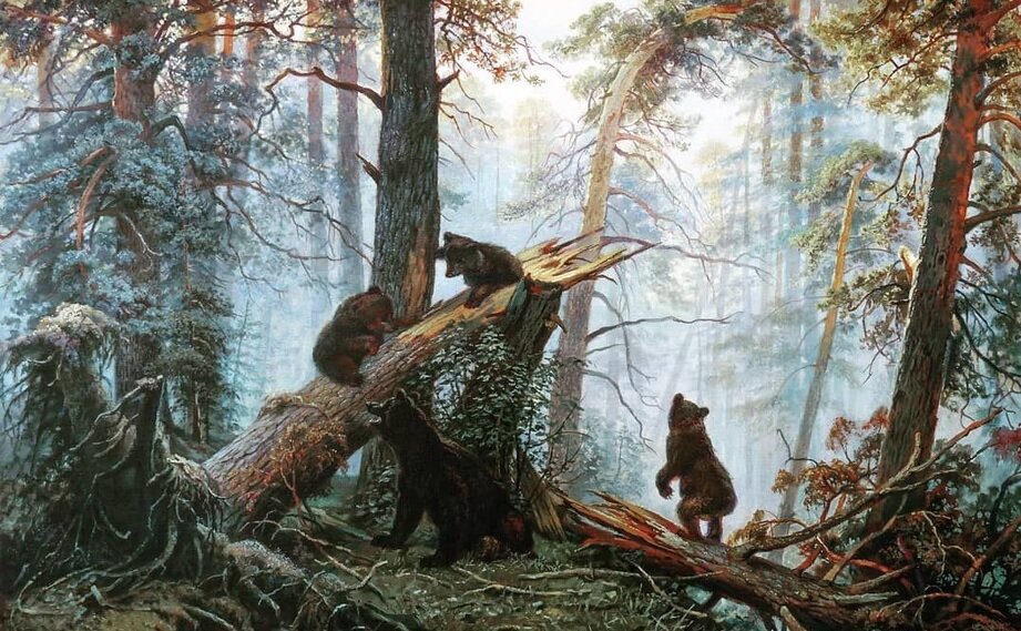 Утро в сосновом лесу (картина) — Иван Иванович Шишкин