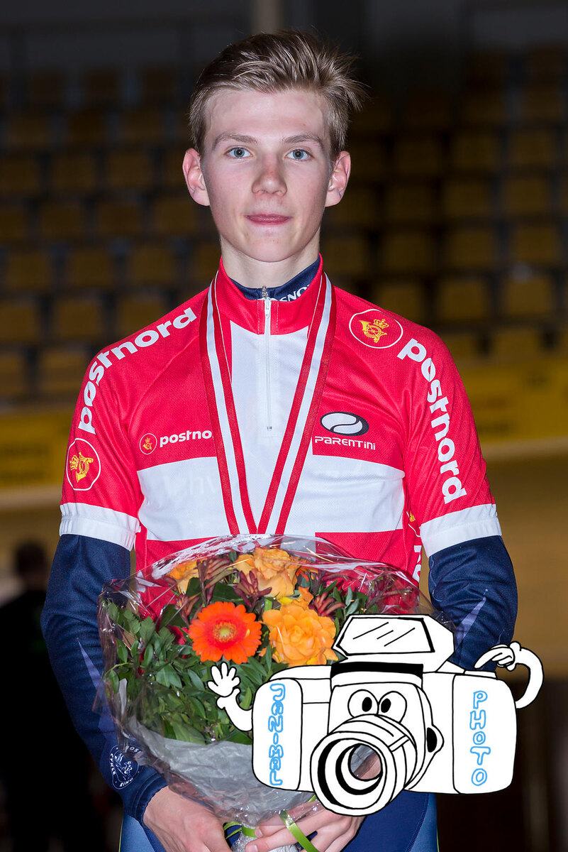 Frederik Wandahl Guld vinder i U17 ved Børne & Ungdoms DM 2017 i Ballerup Super Arena