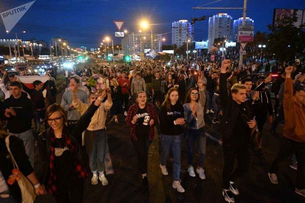 Протесты в Беларуссии