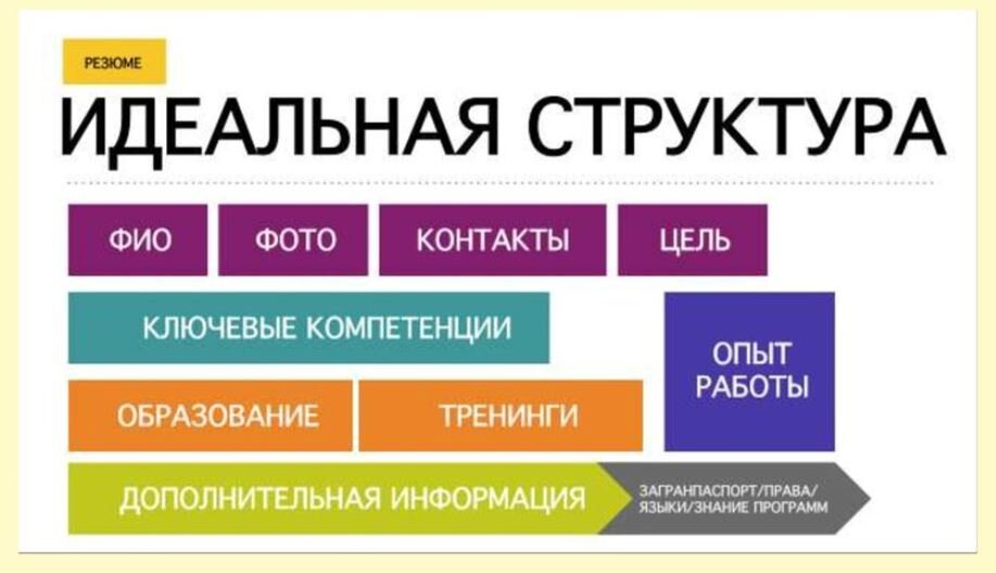 Идеальный состав. Идеальная структура. Структура CV. Идеальное структурирование. Идеальная иерархия.