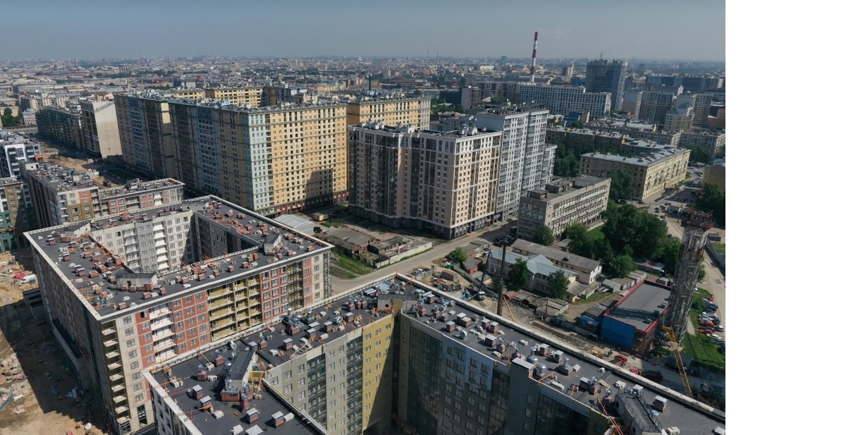 Один из строящихся объектов СПб 